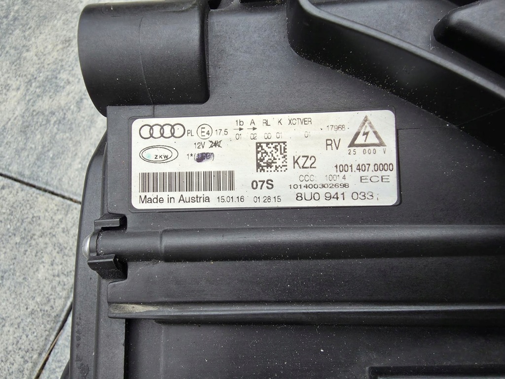 фото №13, Audi q3 rsq3 8u0 8u lift лампи перед full led dynamic 8u0941033 8u0941034