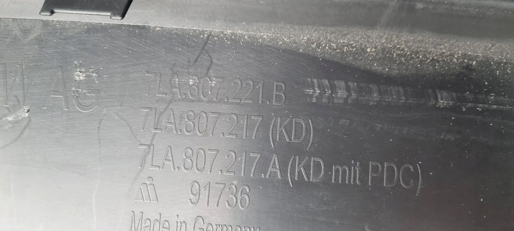 фото №13, Vw transporter t6 lift 2019- бампер перед оригинал h057