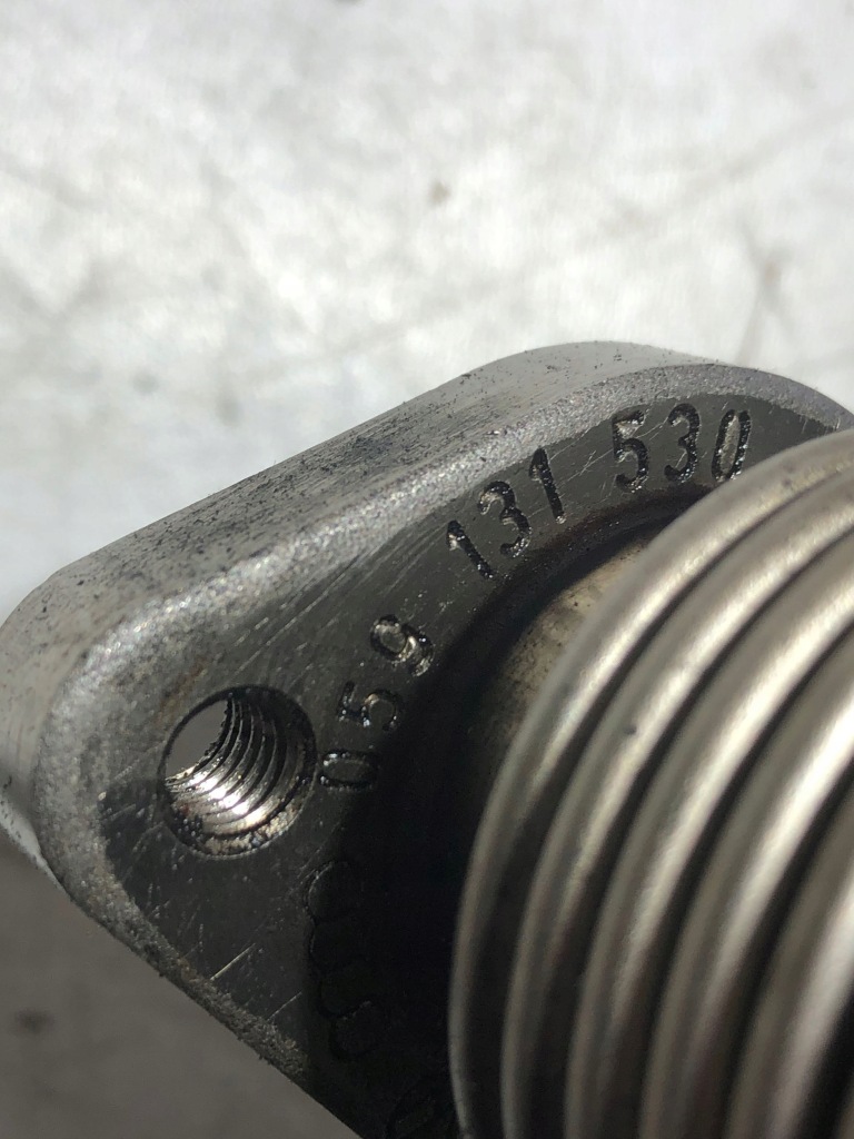 фото №3, Шланг egr volkswagen touareg i 059131530b