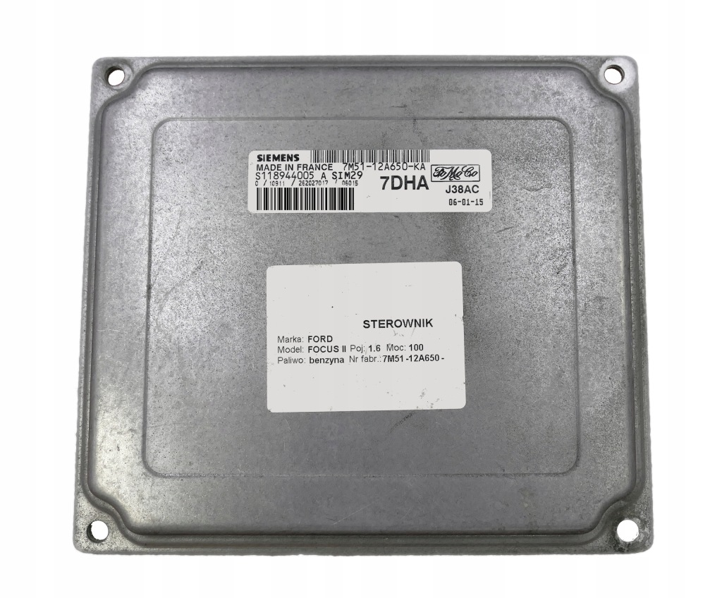 фото №1, Блок управления ford focus s118944005a 7m51-12a650-ka
