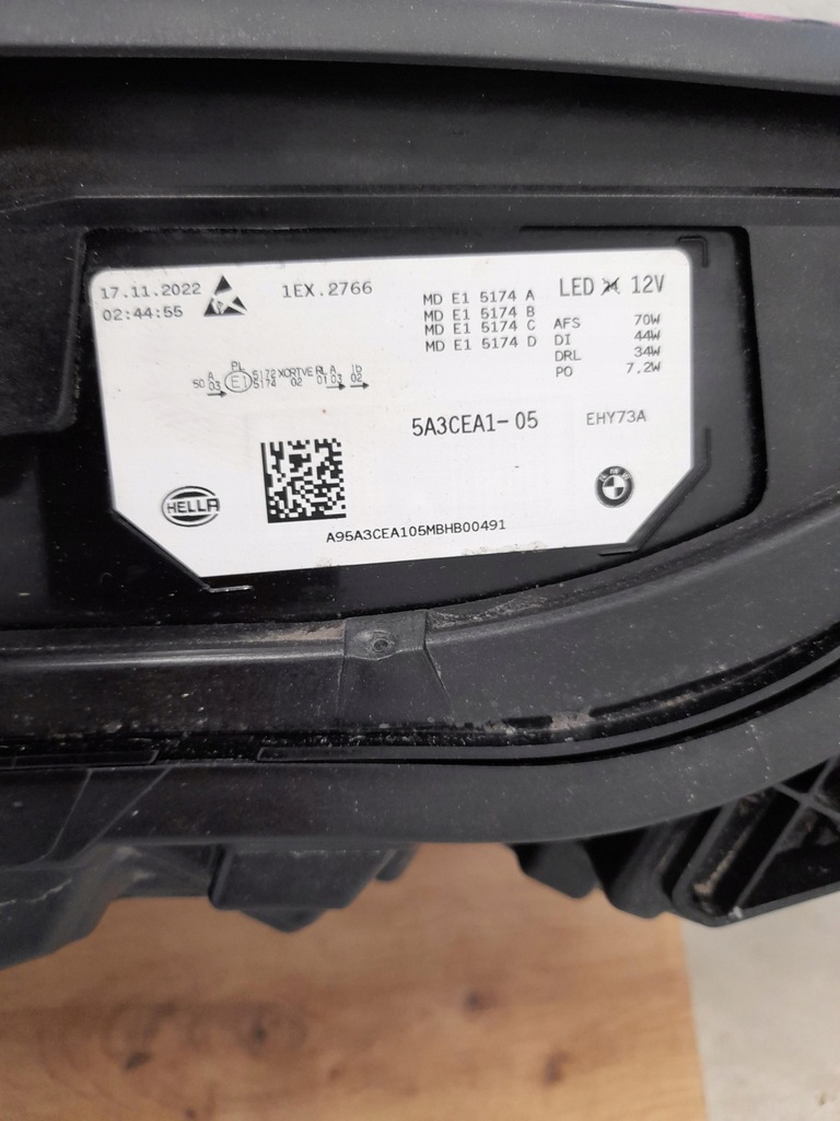 фото №8, Лампа передняя левая bmw ix i20 laser