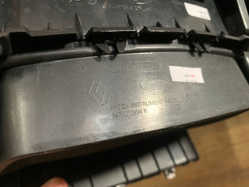 фото №3, Renault koleos ii lift рамка спидометра приборы