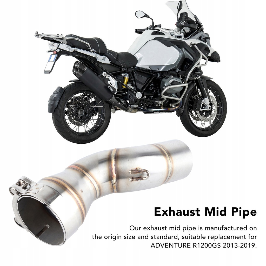 фото №9, Труба выхлопная motocykla средняя труба соединительная ze