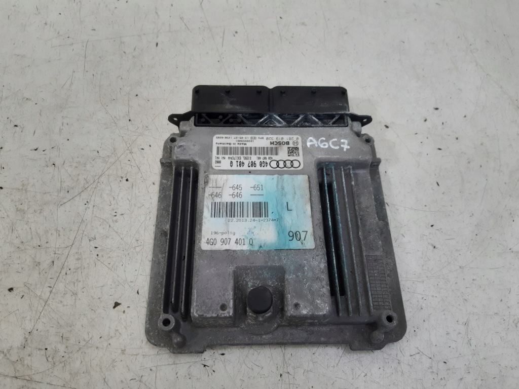 фото №1, Бортовой компьютер двигателя 4g0907401q audi a6 c7
