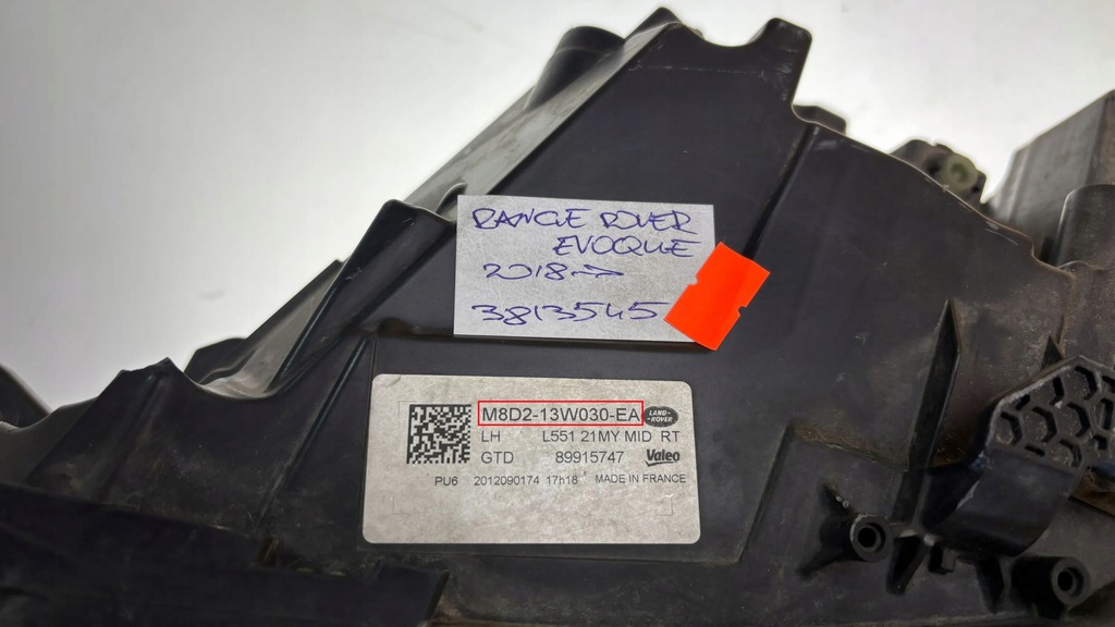 фото №6, Land rover range rover evoque l551 2020 лампы передние