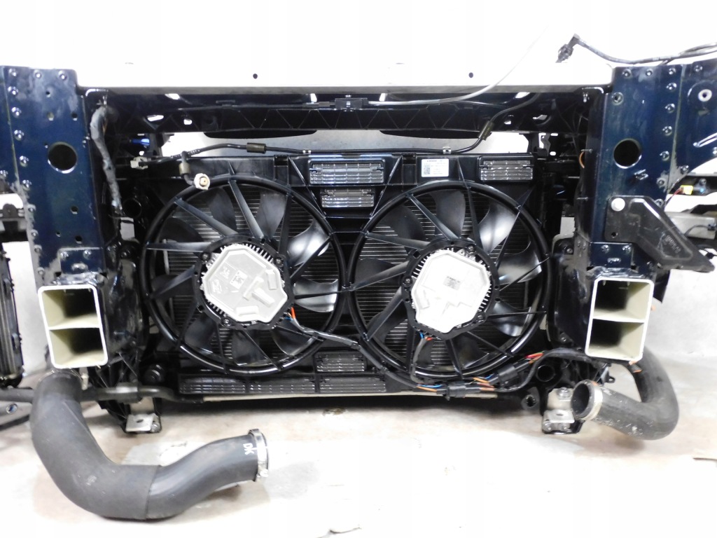 Audi q7 4m підсилювач ремінь перед радіатор комплект америка бризковики балка Оригінал