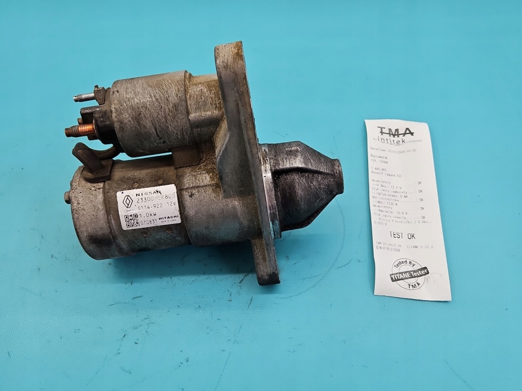 фото №1, Test стартер renault laguna iii 2.0 16v m4r704 23300ck800