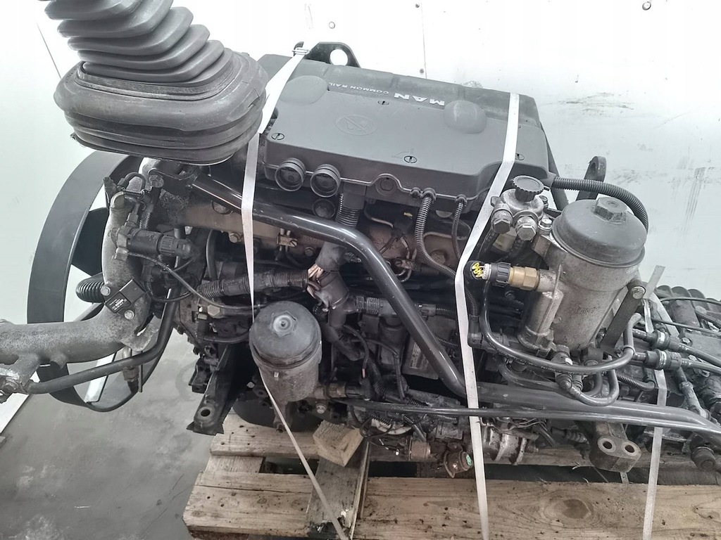 фото №7, Двигатель kompletny+ коробка передач man tgl 12.180 4x2 bl d0834 lfl4 6s850