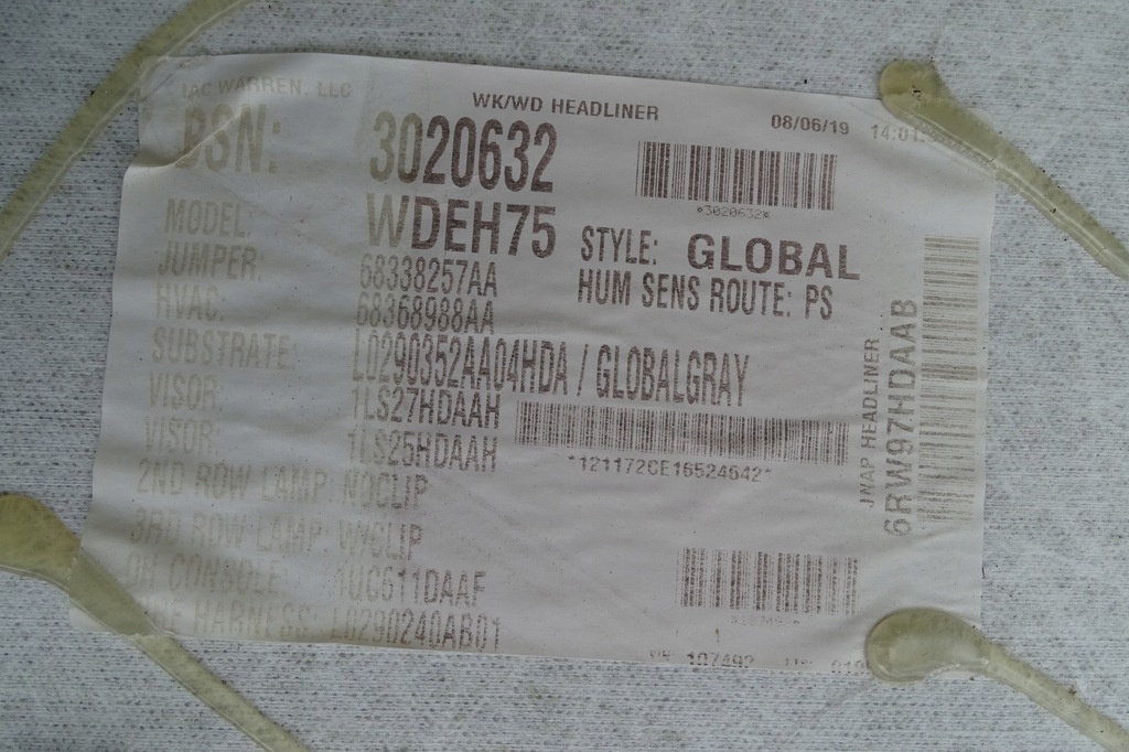 фото №9, Dodge durango 2015- потолок люк люк