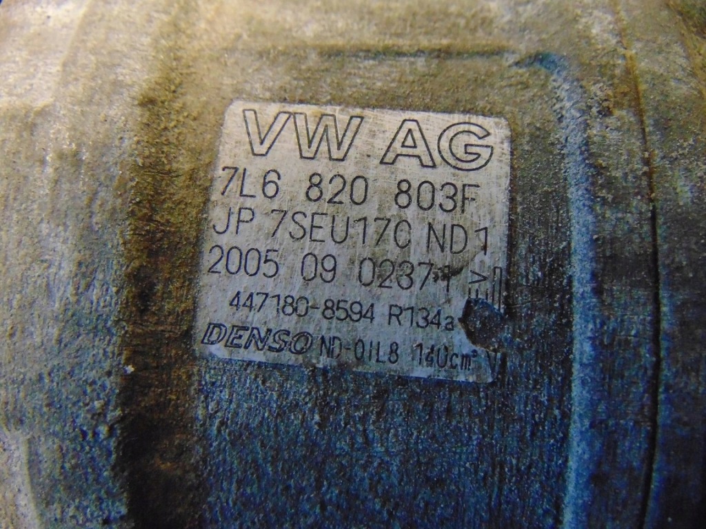 фото №10, Компрессор кондиционера vw touareg 3.0 7l6820803f