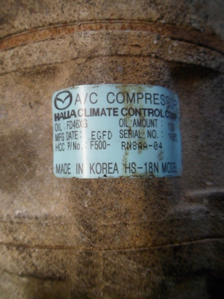 фото №5, Mazda 3 5 2.0 компрессор кондиционера f500rn8aa04 do восстановление