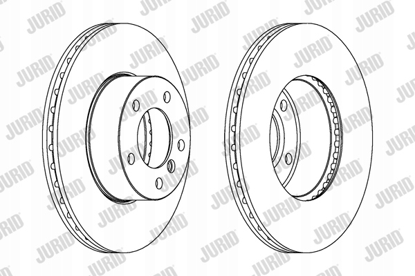 фото №1, Гальмівні диски гальмівні перед jurid 562342jc
