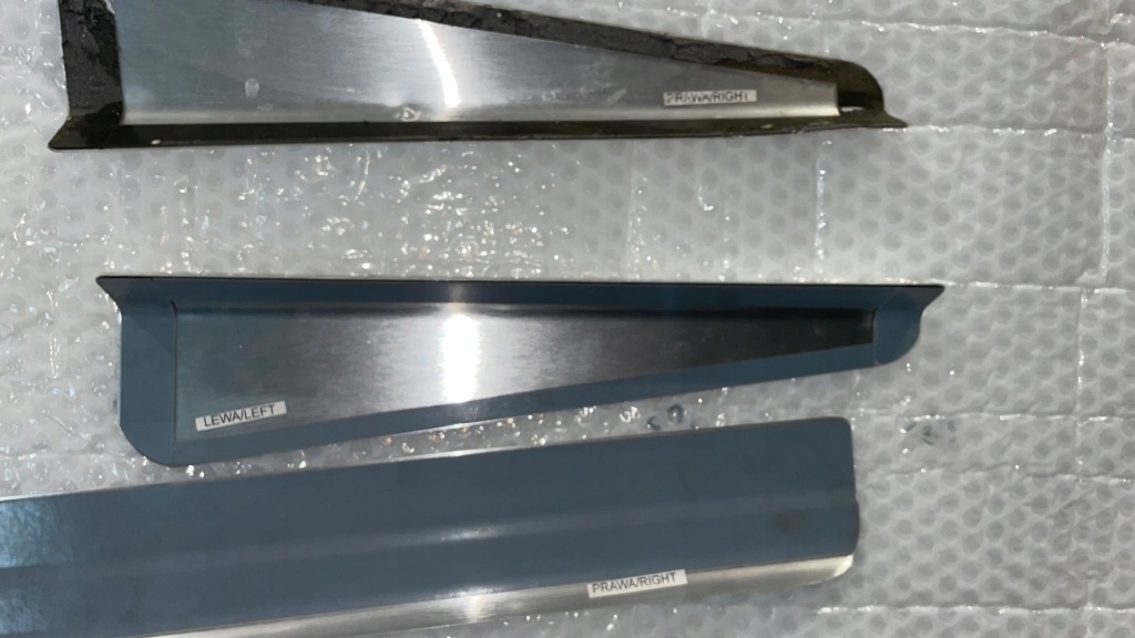 фото №8, Накладки пороговые fiat albea serebrne хром 60797344 3szt.