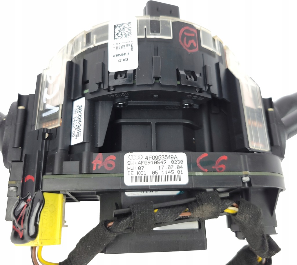 фото №8, Audi a6 c6 переключатель комбинированный с подогревом подогрев воздуховод лента sedan