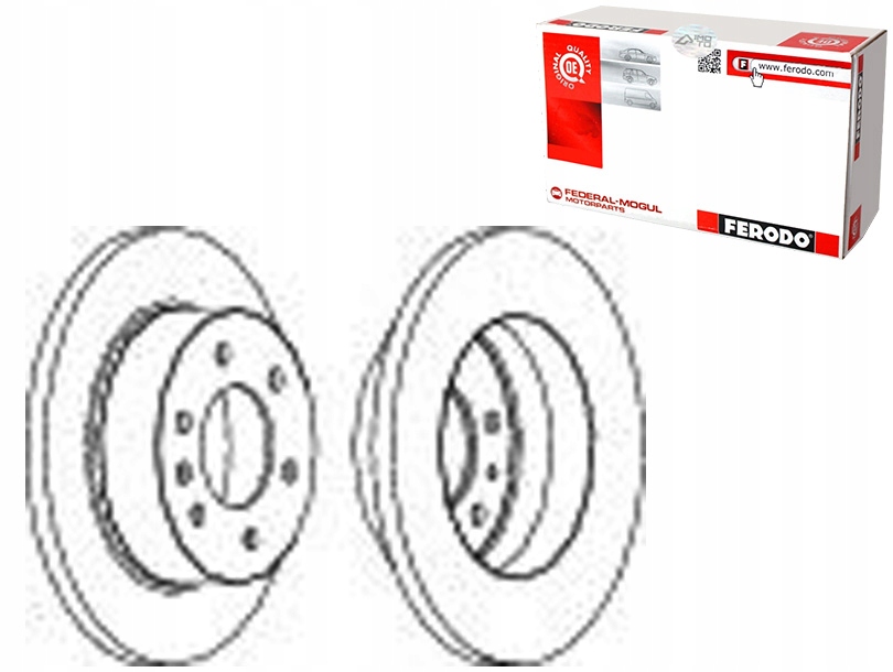 Купити Ferodo комплект диск гальмівних fer, fcr311a