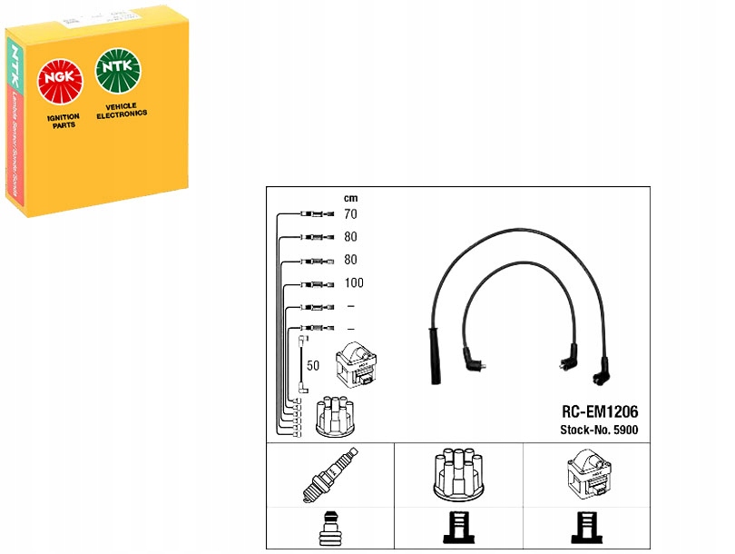 фото №1, Набор трубопровод зажигания mitsubishi galant iv
