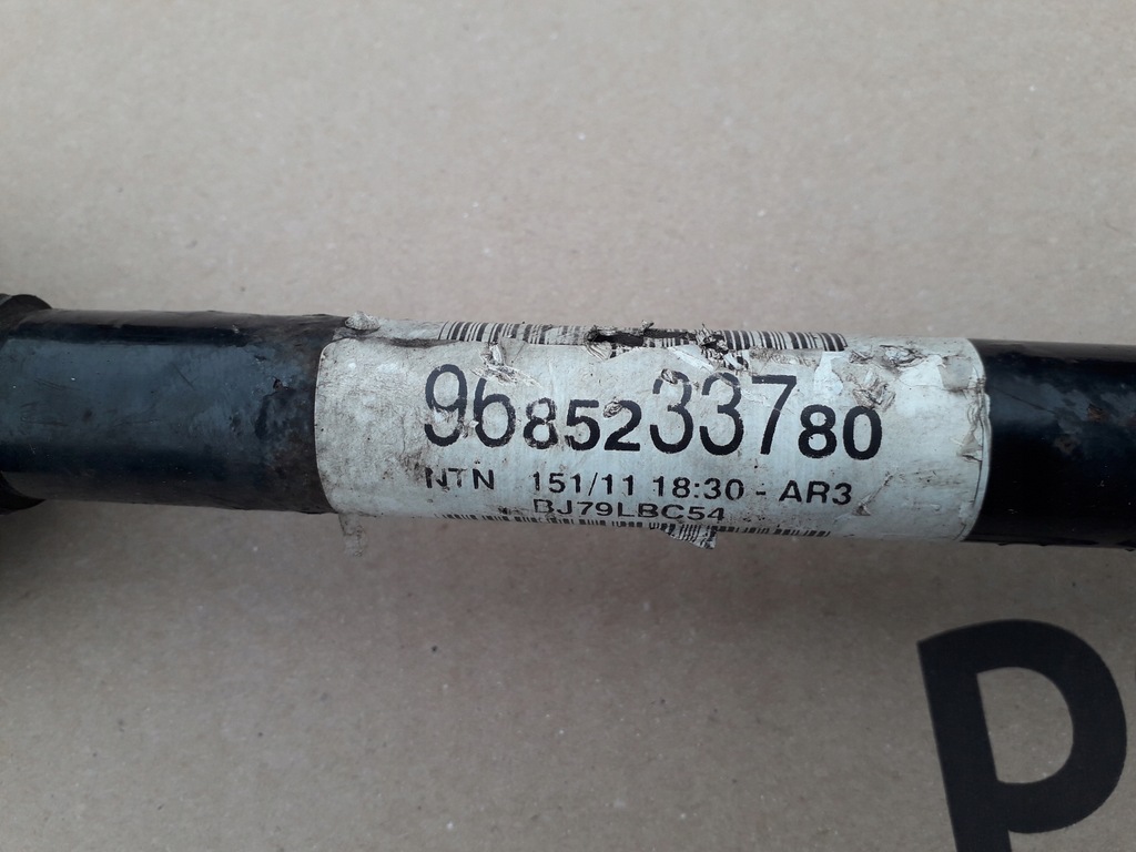 фото №4, Citroen оригинальный номер 9685233780 приводной вал