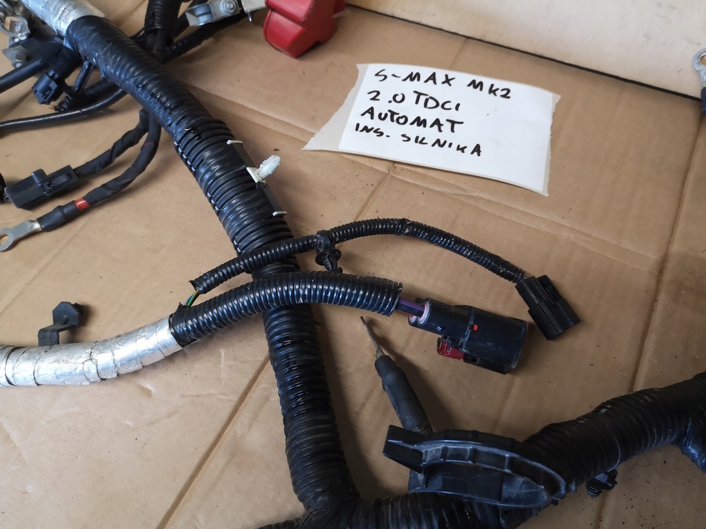 фото №6, Ford s-max mk2 2.0 tdci електропроводка двигуна автоматична коробка передач