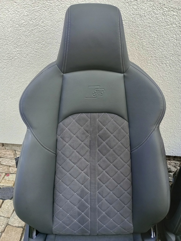 фото №9, 8w a5 сидіння шкіра заднє сидіння alcantara sportback s4 b9 sedan a4 avant rs4 55