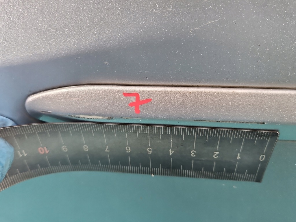 фото №9, Дверь задняя правое mazda 3 i bk hb серебристый 22v