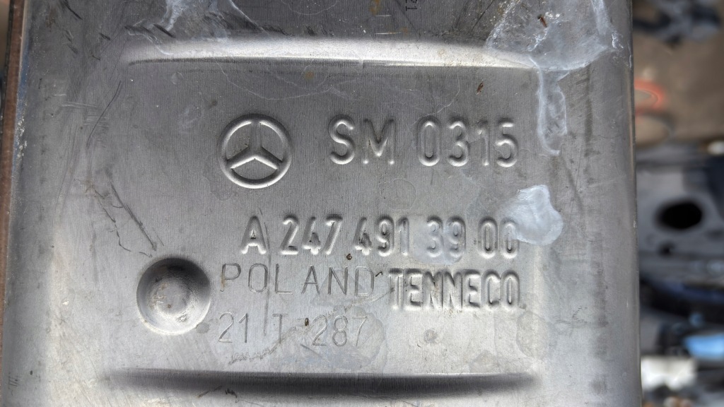 фото №5, Гасник каталізатор дросельна заслінка mercedes b w247 a w177 cla mag634r