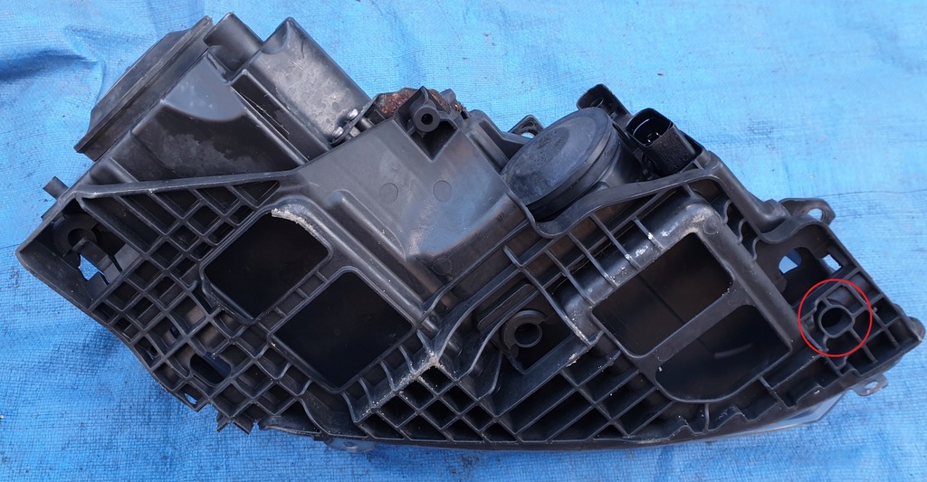 фото №8, Vw golf 6 vi фара лампа передняя левая кронштейн