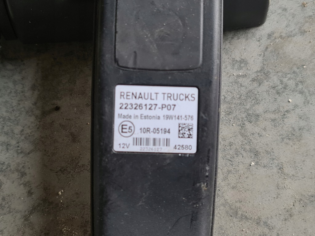 фото №2, Pilot обігріву стояночного кабіни renault gama t range 22326127