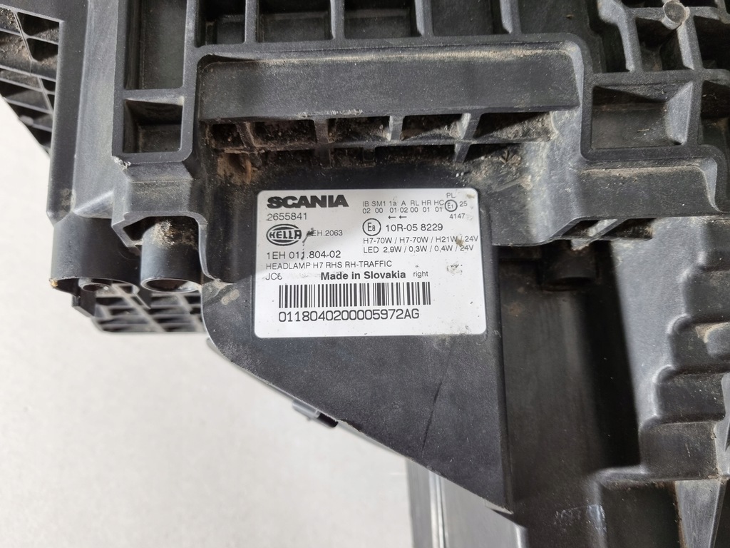 фото №13, Scania r s h7 led лампа права перед фара eu