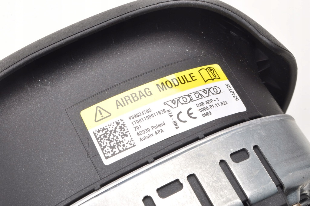 фото №6, Volvo v60 xc60 xc90 v90 s90 подушка повітряна водія подушка безпеки 39834785