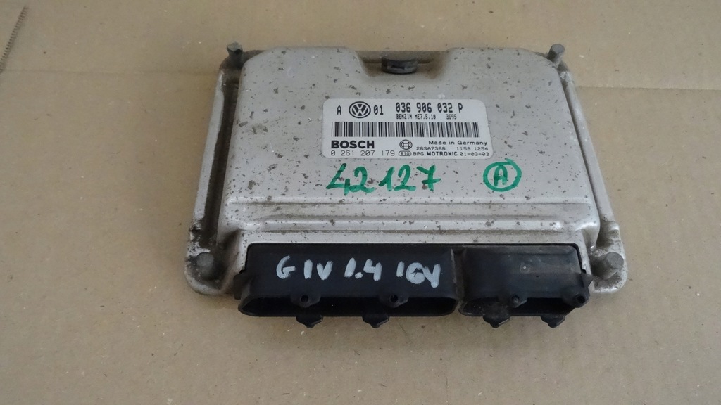 фото №1, Golf 4 iv бортовой компьютер двигателя 036906032p