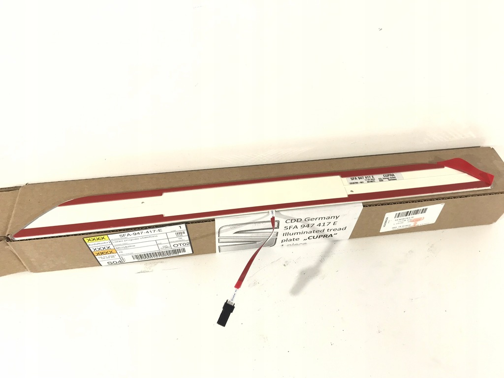 фото №12, Молдинг поріг підсвічена cupra 1 szt seat leon ateca оригінал 5fa947417e