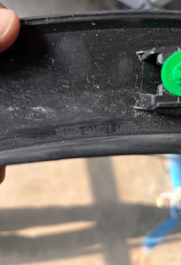 фото №5, Mazda cx5 ii cx-5 ii молдинг накладка крыла правый перед kb7w51w21