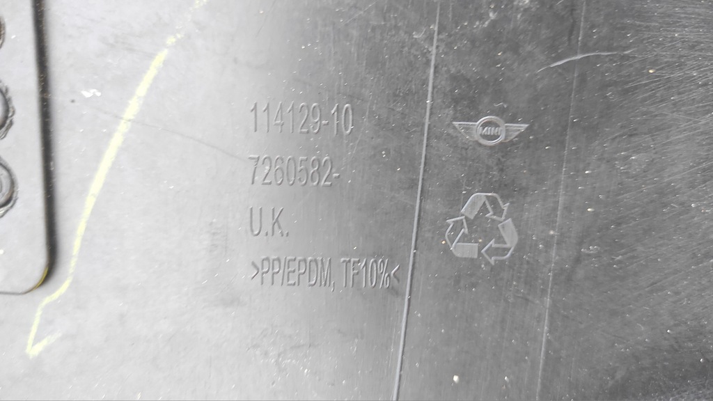 фото №6, Mini cooper 11412910 спойлер накладка бампер задняя nowa оригинал