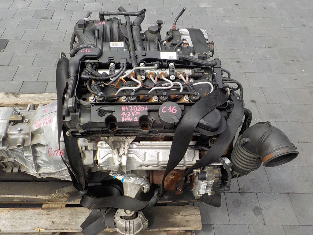 фото №7, Bmw e87 e90 08r 2.0d 143km двигун n47d20a двигун euro4 kompletny