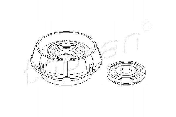 фото №1, Topran подушка амортизатора підшипник renault clio