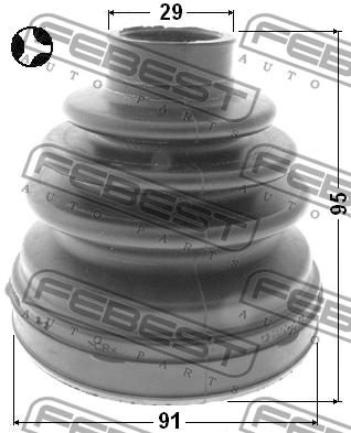 фото №2, Захист пильник шарнір привідного внутрішнього do toyota tacoma