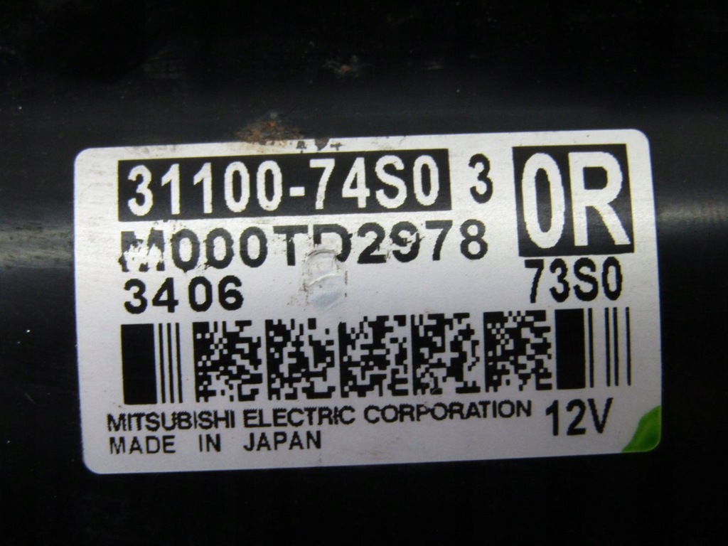 фото №9, Sx4 s-cross ii 1.5 23r стартер 31100-74s03 3110074s03 m000td2978