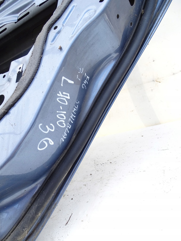 фото №10, Дверь правое задняя задние bmw e46 sedan stahlblau pierwszy лак