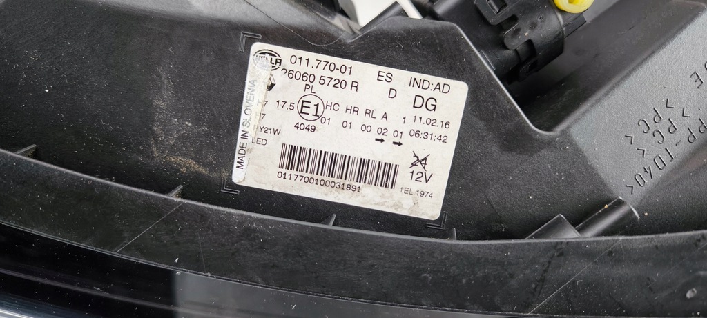 фото №9, Renault kadjar фара левый правый лампа обычная h7 + led