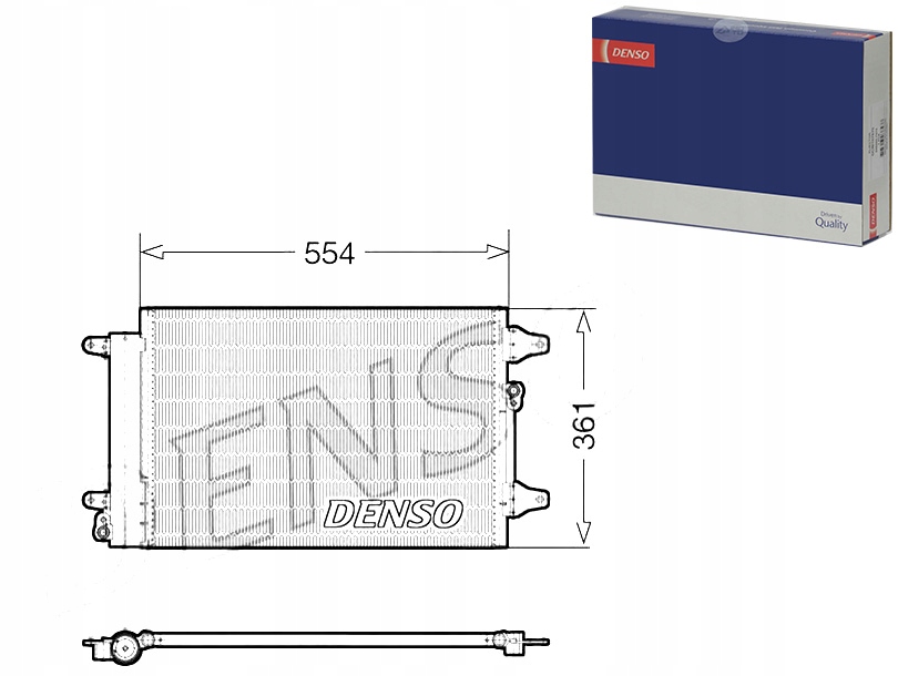 фото №1, Denso dcn32015 конденсатор, кондиціонер