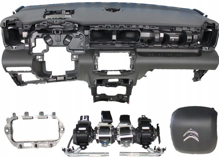 фото №1, Приборная панель консоль подушка безопасности ремни citroen c4 aircross