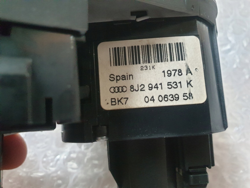 фото №6, Выключатель света панель audi tt 8j uk 8j2941531k pń
