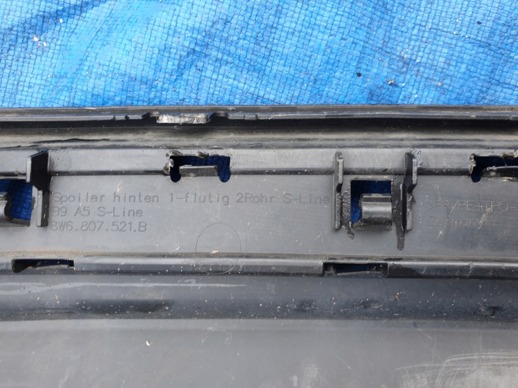 Audi a5 b9 s-line sline бампер задняя  задняя спойлер с Разборки
