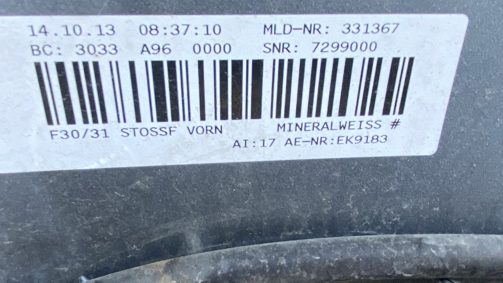 фото №11, Бампер перед передний bmw 3 f30 f31 a96