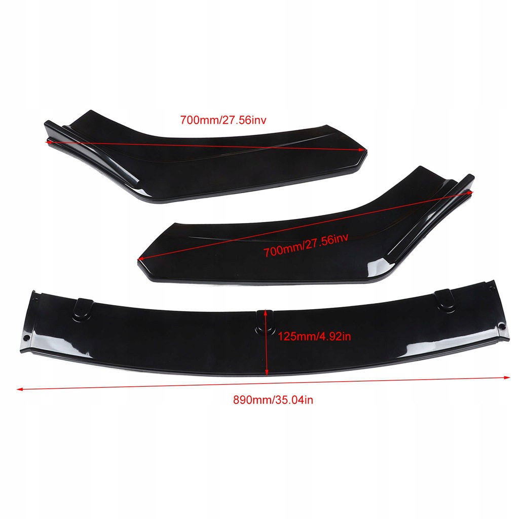 фото №10, Універсальний спліттер накладка передній бампер