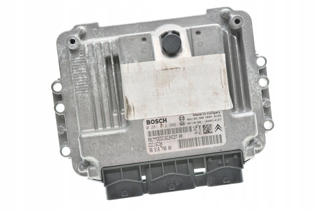 фото №1, Бортовой компьютер peugeot 307 1.6 0281012986 9661879880
