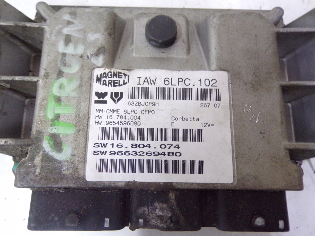 фото №1, Бортовий комп'ютер citroen c3 9663269480