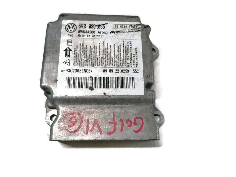 фото №1, Vw golf vi 08- датчик модуль подушка безопасности 5k0959655