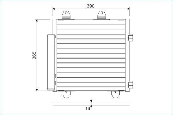 фото №2, Конденсатор радіатор кондиціонера valeo citroen c1