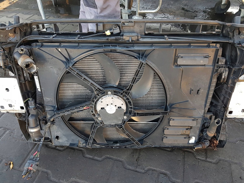 фото №9, Audi a3 8v 13-16r 1.2 tsi pas передний радиатор вентилятор